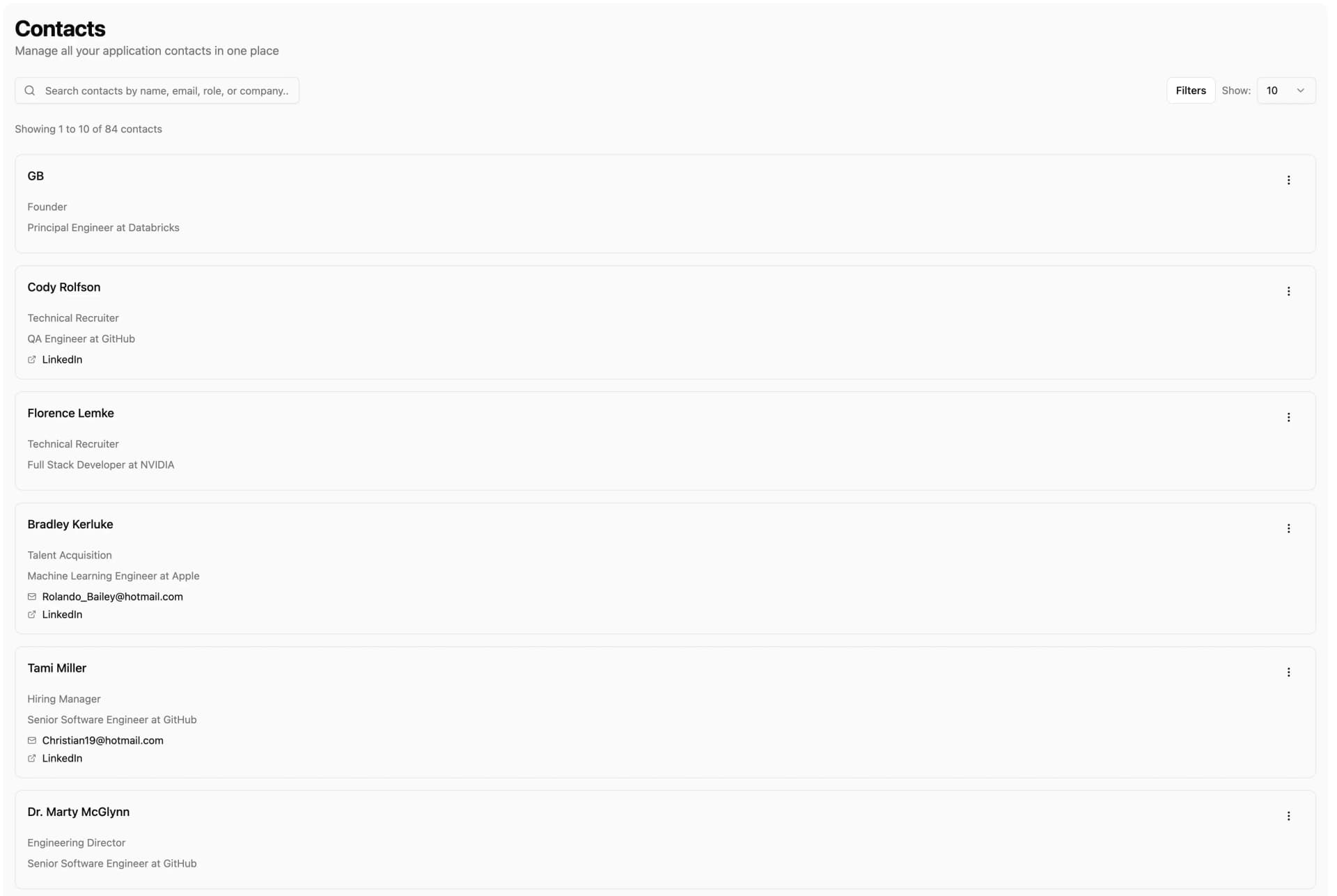 Contact Management 1